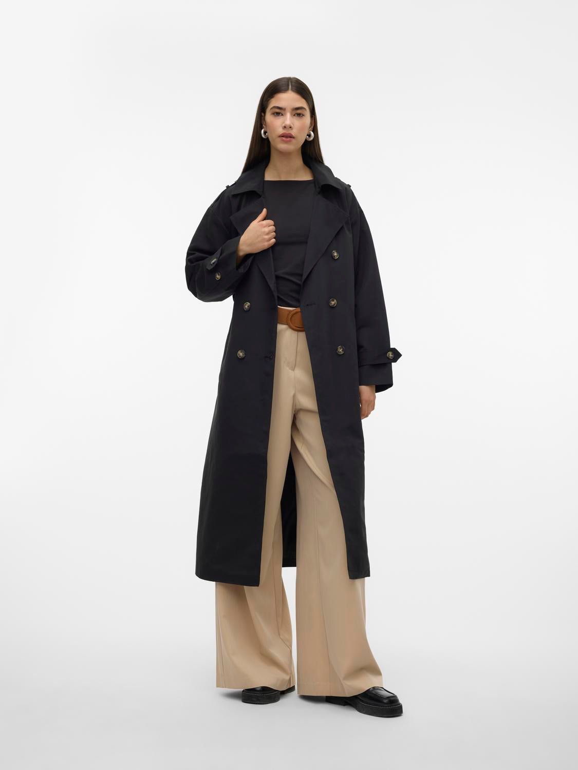 VMCHLOE Trenchcoat - Black - VERO MODA & VILA Bergvik